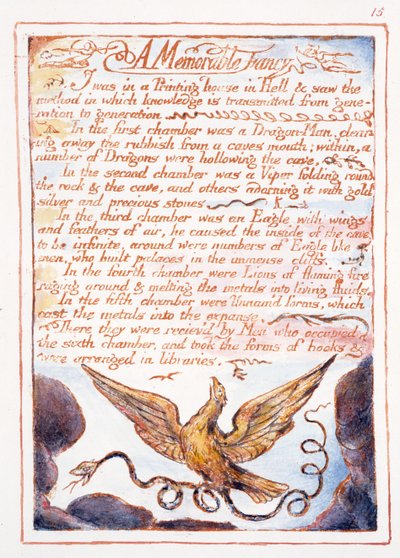A Memorable Fancy, text and illustration from 